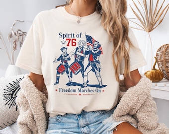 4th of July Shirt, USA 250th Anniversary Apparel, Spirit of 76 Tee, 250 Years America T-Shirt, Patriotic Drummer Hoodie, 1776 Sweatshirt