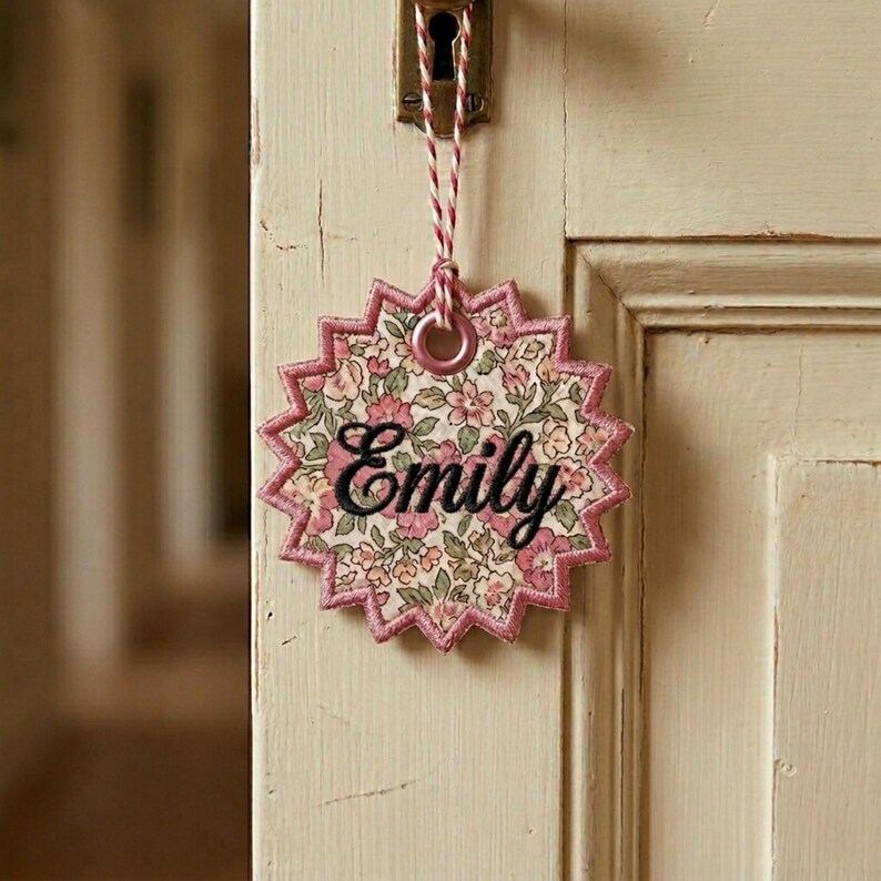 Tag Applique Embroidery, Applique Tag Designs Bundle, ITH Bag Tag ...