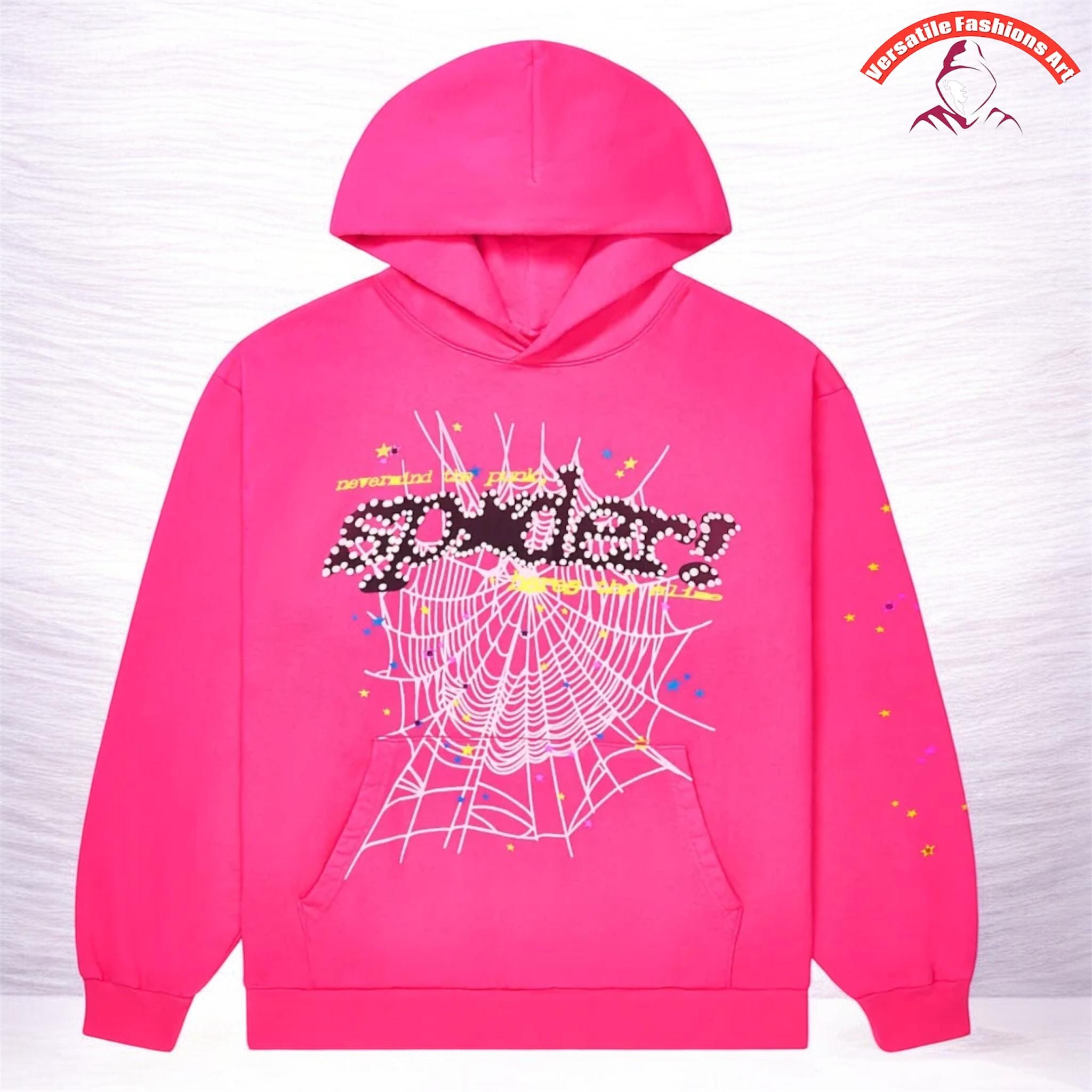 Sp5der pink hoodie - Etsy 日本