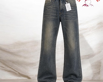 Gallery Dept. Green Classic Baggy Jeans Denim