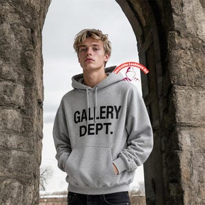 GALLERY DEPT. グレー フード付きパーカー Grey Gallery Dept Hoodie - Etsy