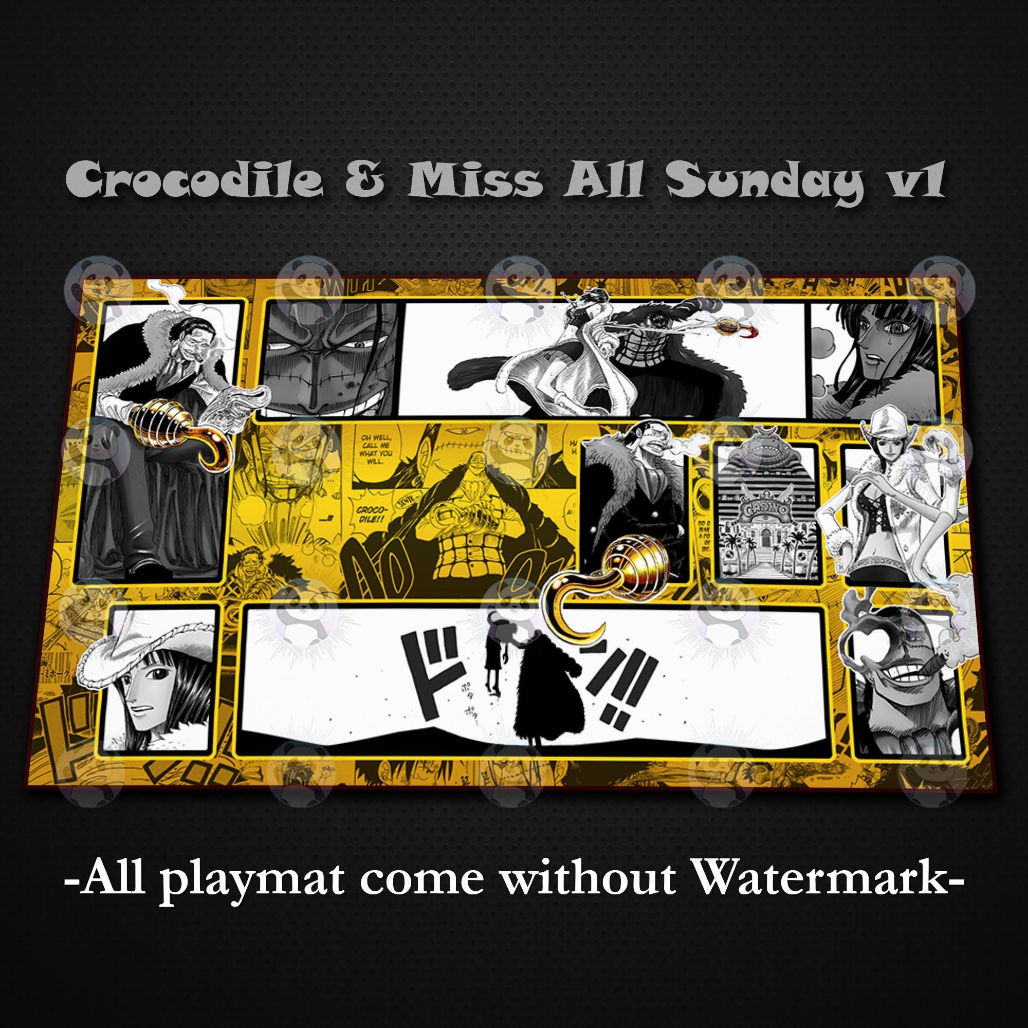 Crocodile & Miss All Sunday One Piece Playmat, Baroque Works