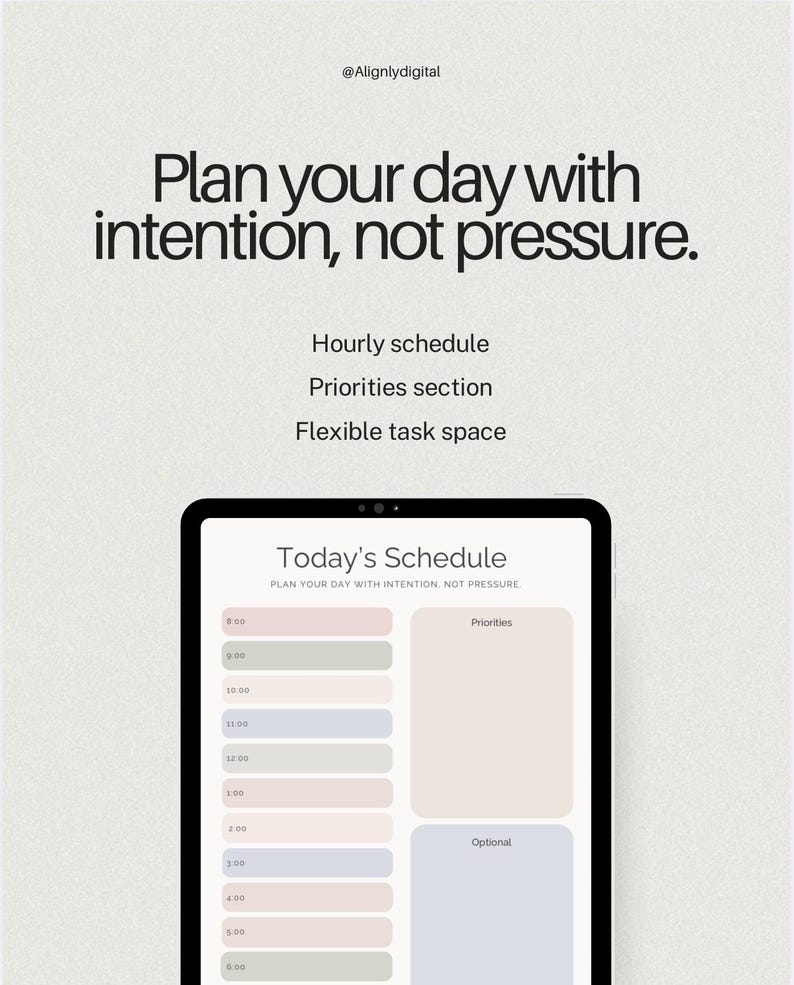 Minimal Student Planner Printable | Undated Academic Planner PDF ...