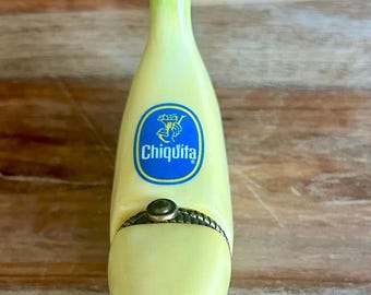 Vintage Chiquita Banana Porzellan Knickdose - Mittlerer Westen von Cannon Falls 1999 Kitsch