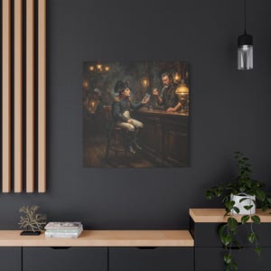 Napoleon in Tavern Matte Canvas Historical Canvas image 5