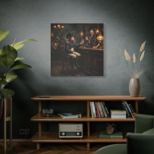 Napoleon in Tavern Matte Canvas Historical Canvas image 6