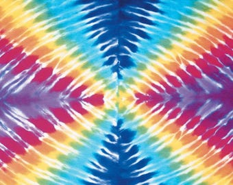 Rainbow Tie Dye 12x12 Scrapbook Paper – Card Making, Junk Journals (15 Sheets)
