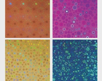 8.5"x11" Holographic Cardstock Variety, 4 sheets