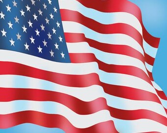 American Flag Scrapbook Paper – Patriotic Stars Stripes Craft Pack (15 Sheets)