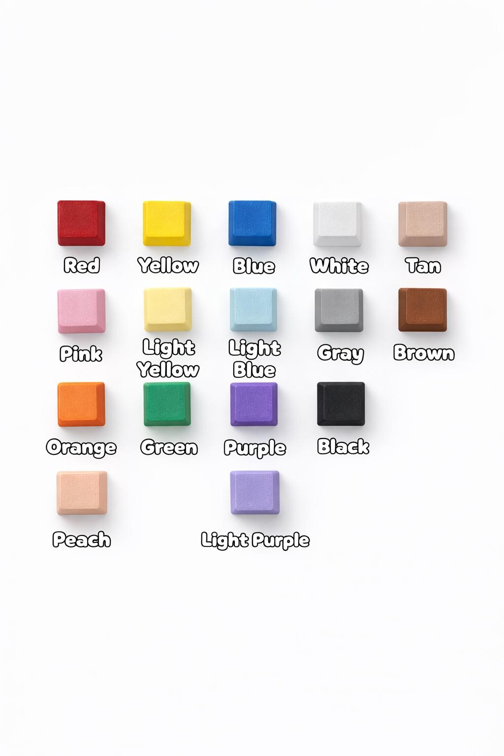 Clicker Color Guide 3x3 Clicker Fidget Toy: 3D Printed Keyboard Clicker - Stress Relief ...