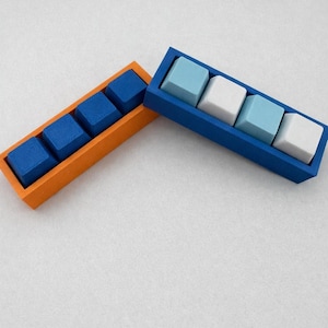 1x4 Clicker Fidget Toy: 3D Printed Keyboard Clicker – Stress Relief, Anxiety Aid, Customizable Colors