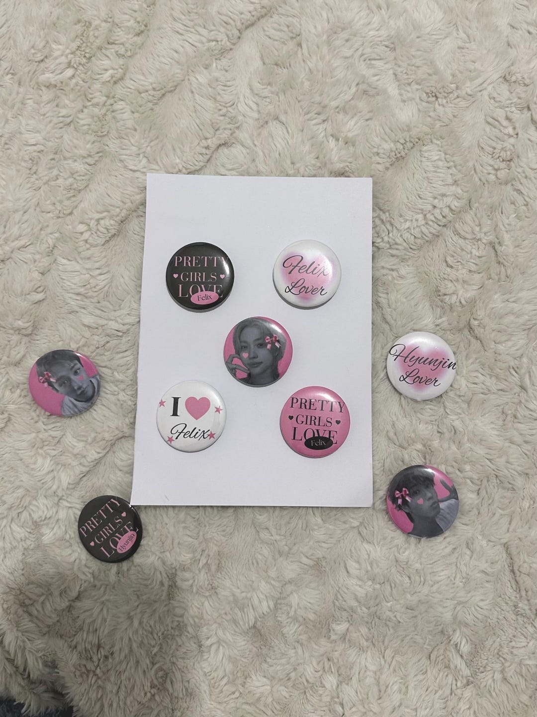 K-pop Boy Group Button Pin (pack of 5) - Etsy