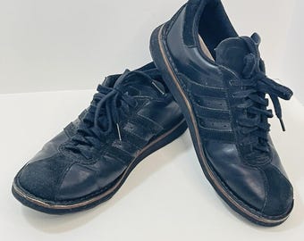 Vtg 2003 Mens Adidas Tobacco Superstar Lifestyle LX-2 Black Leather Suede Sz 9