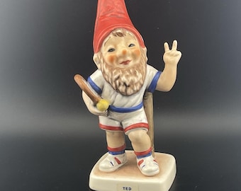 Goebel Figure Co-Boy Ted Tennis Player Dwarf Gnome Figurine