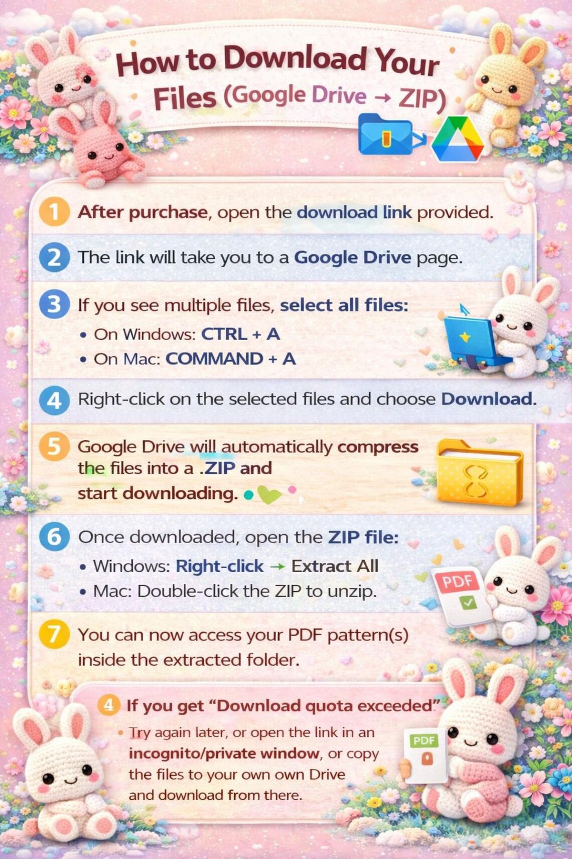 150+ Keychain Crochet Pattern Bundle PDF, Amigurumi Cute Animals Food ...