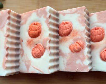 Pumpkin Cottage Goat Milk Soap | Pumpkin Spice & Cashmere Fall Soap | Handmade Autumn Bar