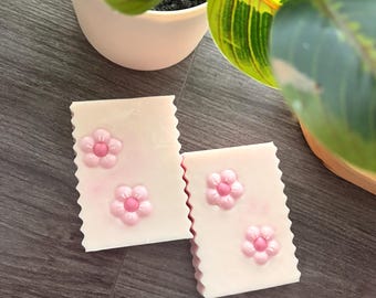 Japanse kersenbloesemzeep | Mix kersenbloesem, vanille en sandelhout | Bloemen handgemaakte ambachtelijke bar | Voedend zelfzorgcadeau!