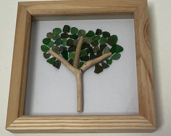 Seeglas Baum Bild Rahmen