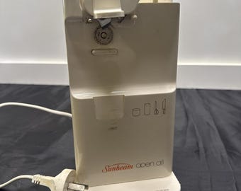 Sunbeam Open All Electric Can Opener, Model CA018 - Working (Pre-Owned)