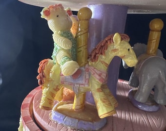 Small Bears Musical Carousel (Working) With Original Box