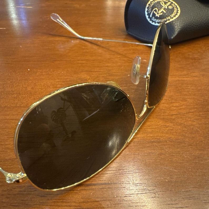 Ray-Ban COCKPIT RB 3362 001/59-14 3N Gold Metal Frame Sunglasses (Aviator) image 3