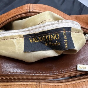 Vintage Valentino Di Paolo Leather Bucket Bag/Backpack Made in Italy image 10