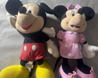 Disney Micky und Minnie Maus Plüschtiere (Gebraucht)