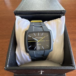 Rip Curl A2749 Tour XL Surf Watch - Black/Yellow Underneath image 1