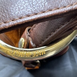 Vintage Valentino Di Paolo Leather Bucket Bag/Backpack Made in Italy image 7