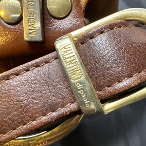 Vintage Valentino Di Paolo Leather Bucket Bag/Backpack Made in Italy image 6