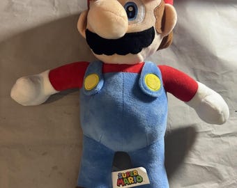 Super Mario Bros Mariokart MARIO 12" 32 cm Plüsch Stofftier 2021 NINTENDO