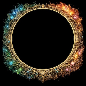 Paquete de marcos para fichas de bárbaro de D&D / Recursos de interfaz de usuario para juegos de rol en Roll20 y Foundry (descarga digital)