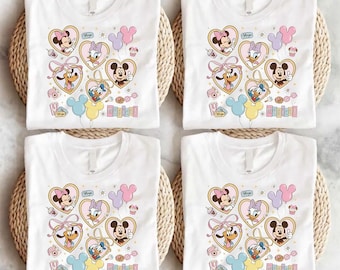 Disney Friends SVG PNG Bundle, Minnie Mickey Daisy Donald Pluto Shirt Design, Cute Cartoon Sublimation, Magical Family Trip Digital Download