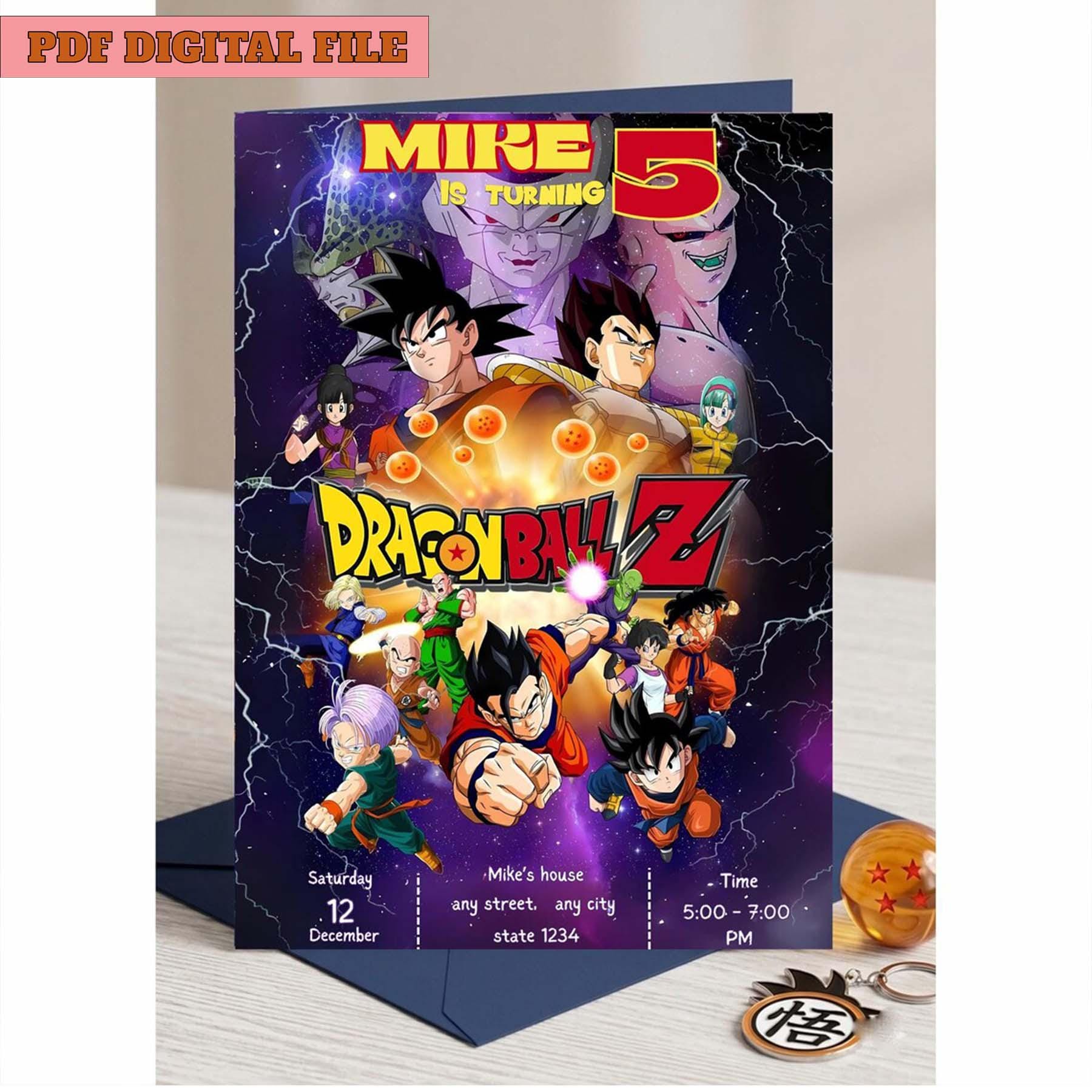 Dragon ball birthday card - Etsy 日本