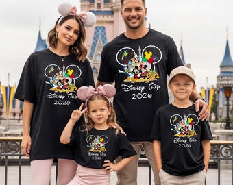 2 PNG Magical Vacation 2026 SVG PNG, Family Trip Castle Character Shirt Design, Theme Park Cricut Cut File Instant Download