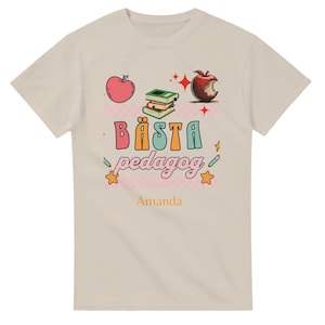 Camiseta "Mejor profesor" / Sudadera unisex de cuello redondo de tejido grueso / Gildan 5000 / Regalo para educadores