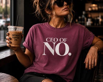 Sarkastisches Statement T-Shirt, mit dunklem Humor und lustigen Farben