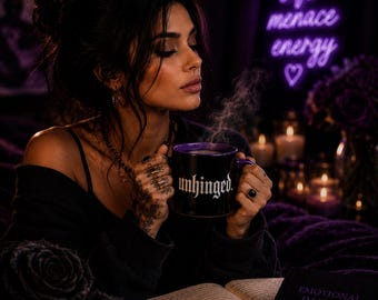 Ausgefallene Gothic Kaffeetasse, Dark Humor Bösewicht Era Tasse