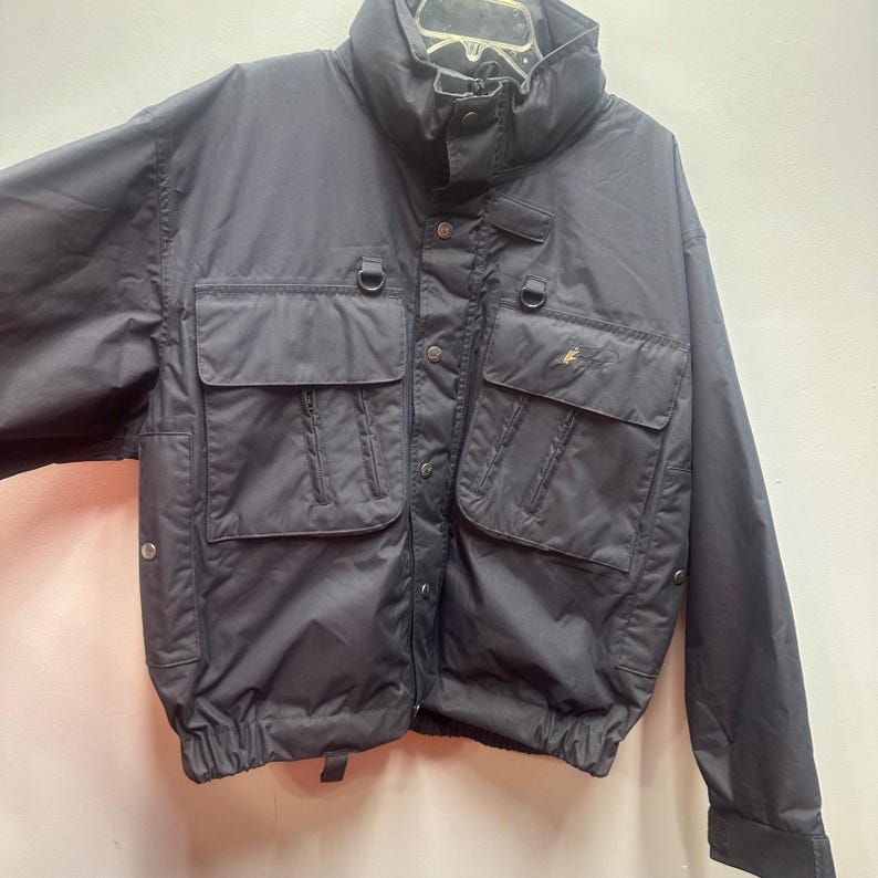 Frogg Toggs Hellbender Wading Jacket Mens Large Navy Waterproof Fishing 221202 画像 1