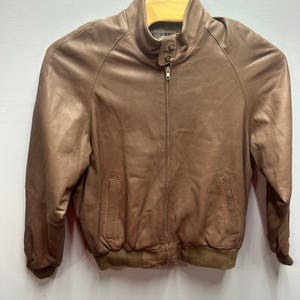 Golden Bear Vintage Leather Jacket - Etsy