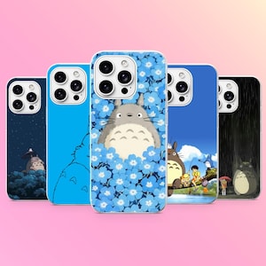 Studio Ghibli Phone Case Totoro Cover For iPhone 17Pro, 16, 15, 14, 13, 12, Samsung S26, S25, S24, S23Fe, A16, A26, A56, Pixel 10, 9Pro