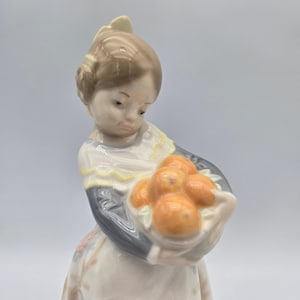 Lladro Valencia Girl With Oranges - Etsy