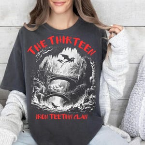 Throne of Glass The Thirteen T-Shirt, Ironteeth Witches and Dorian Haviliard Merch image 2