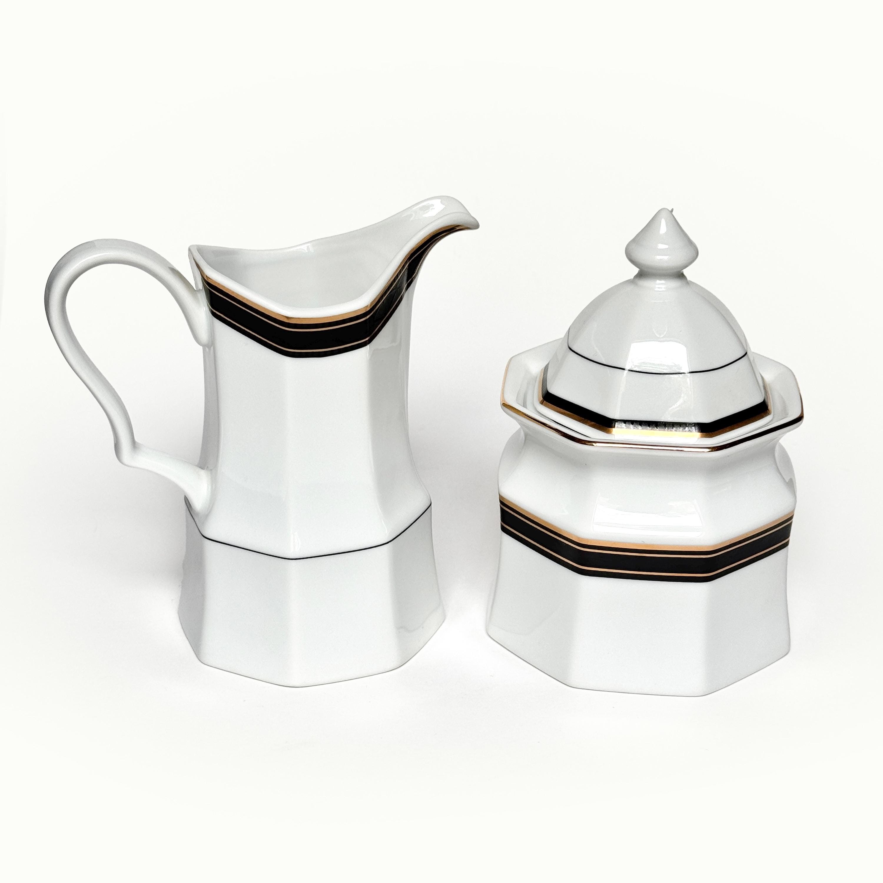christopher stuart china black dress Creamer & Sugar Bowl with Lid Fine Y0009 plus size dresses The return of the Size CN/US:M / 4~6