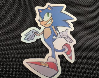 Sonic the Hedgehog - Matte Holographic Sticker