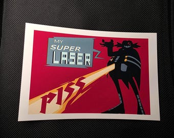Dr Eggman's Announcement Snapcube Dub 4x6 Matte Art Print