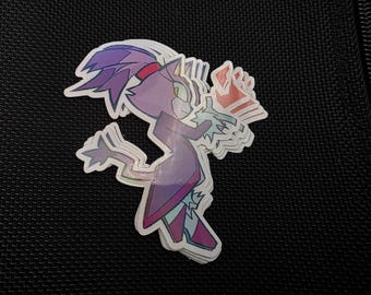 Blaze the Cat - Holographic Glossy Sticker