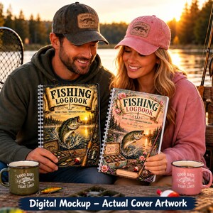 Fishing Logbook | Angler Journal, Catch Tracker (Spiral Bound)
