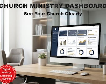 Church Ministry Dashboard | Pastor Leadership & Church Health Tracker