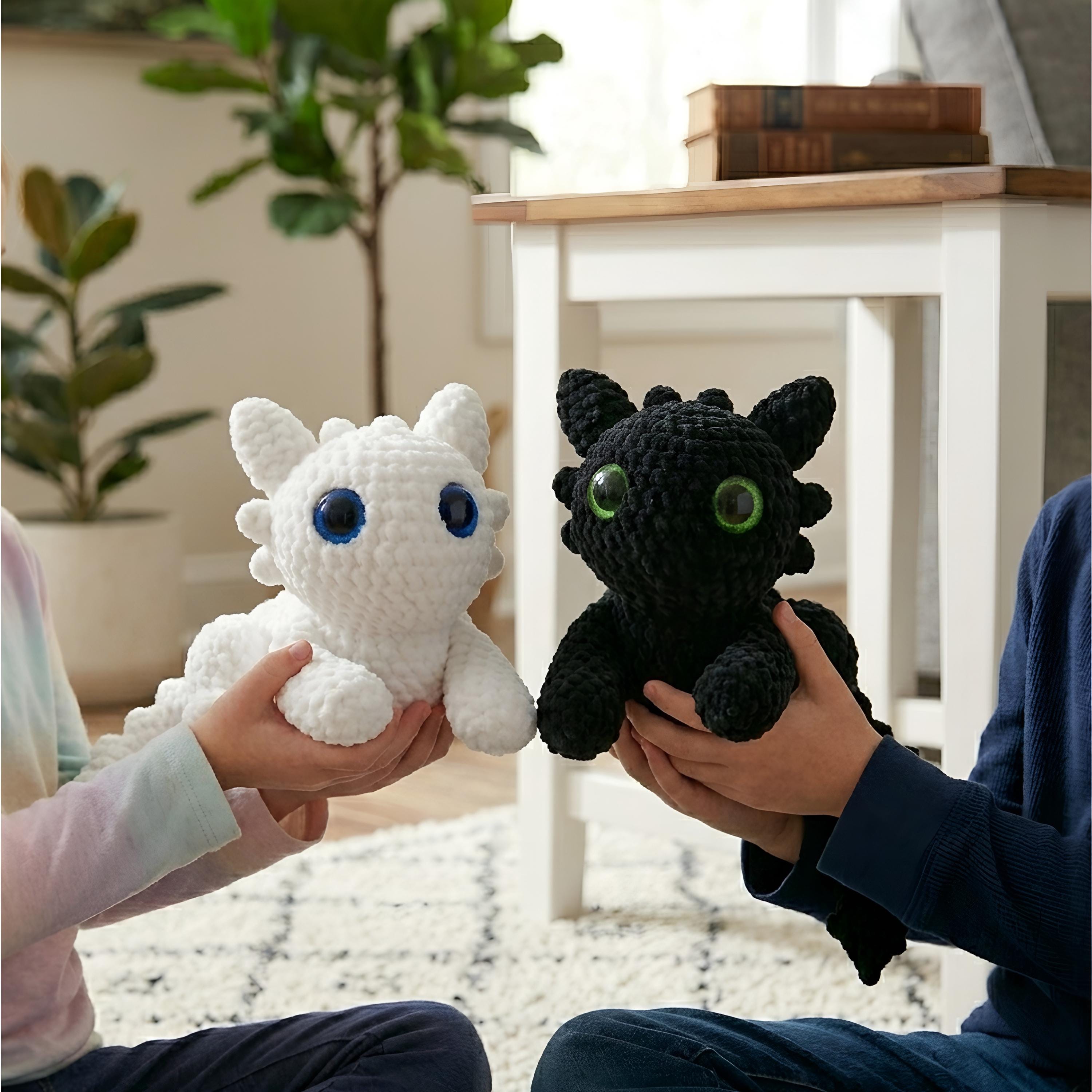 Toothless Crochet Pattern | Night Fury Amigurumi Dragon | Amigurumi ...